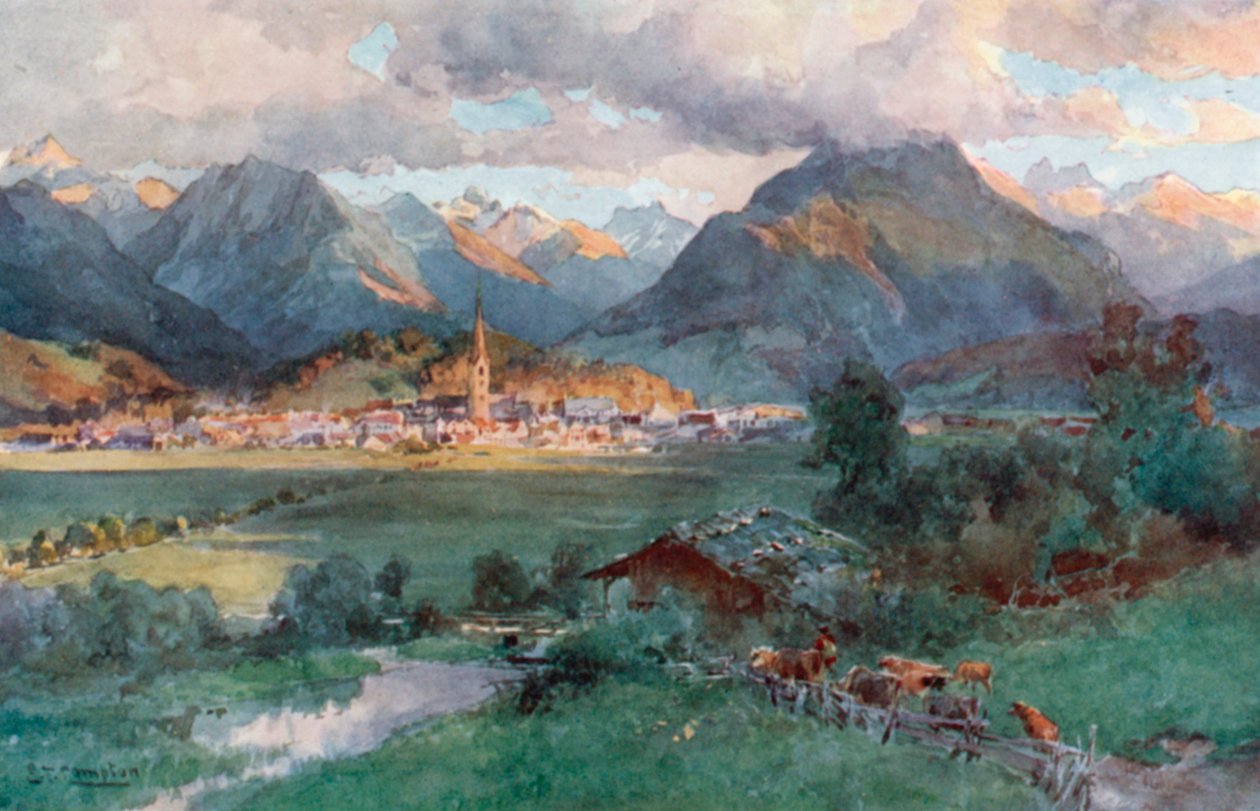 Oberstdorf von Edward Theodore Compton