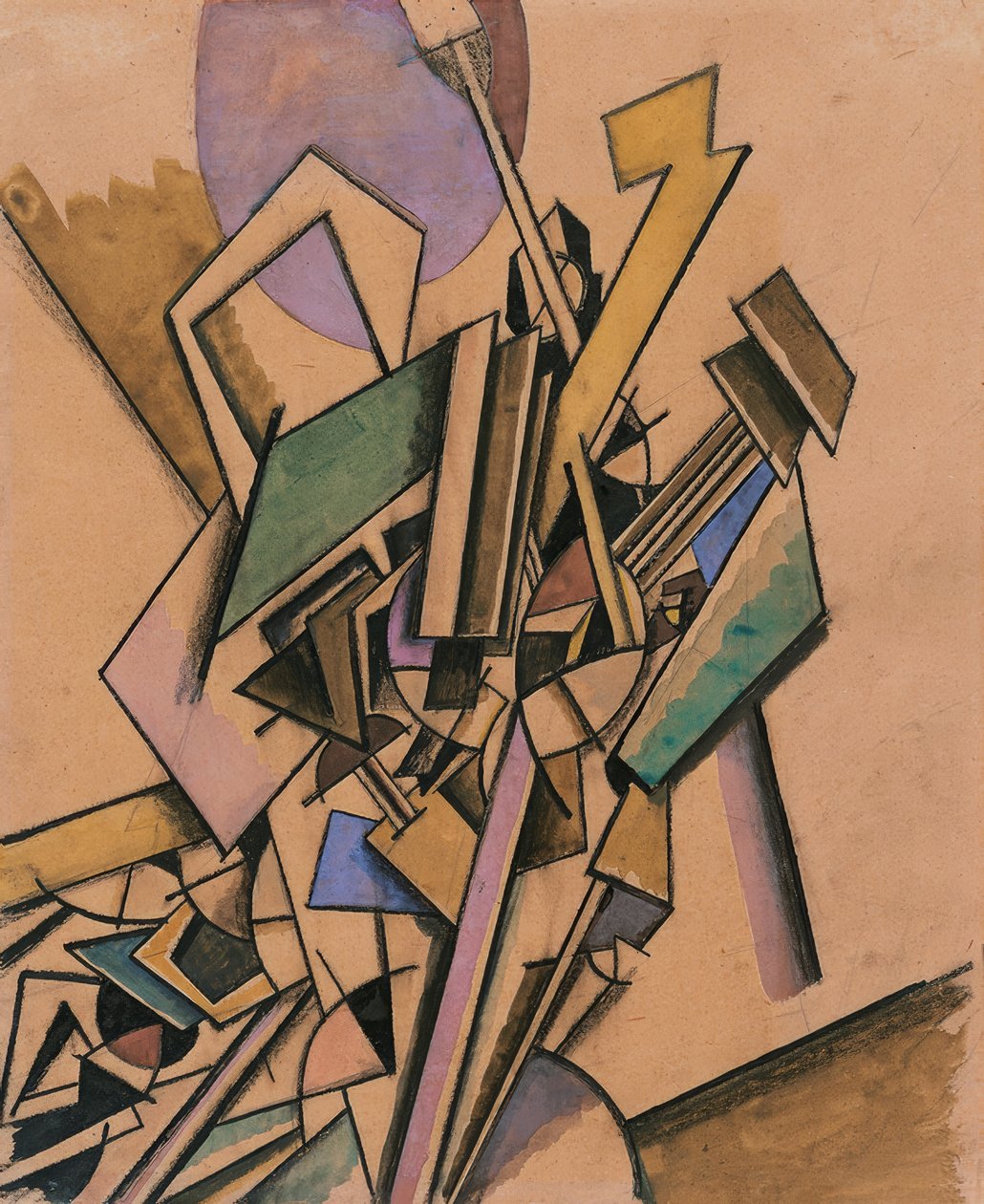 Vortizistische Studie von Edward Wadsworth