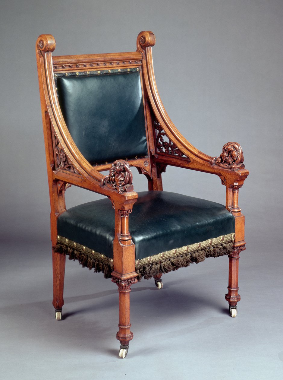 Stuhl, wahrscheinlich hergestellt von Crace von Edward Welby Pugin