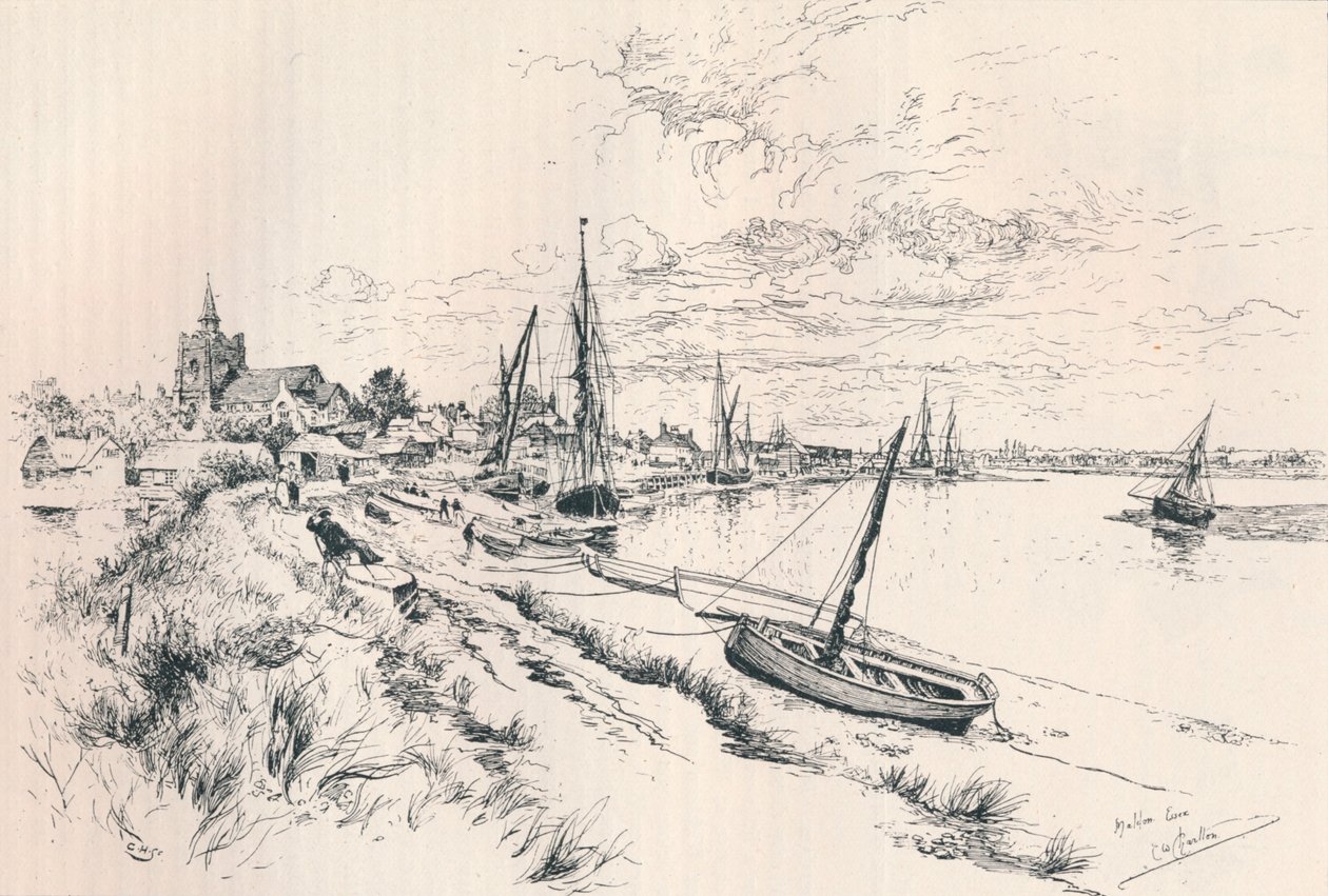 Maldon, Essex, ca. 1879-1898, 1898 von Edward William Charlton