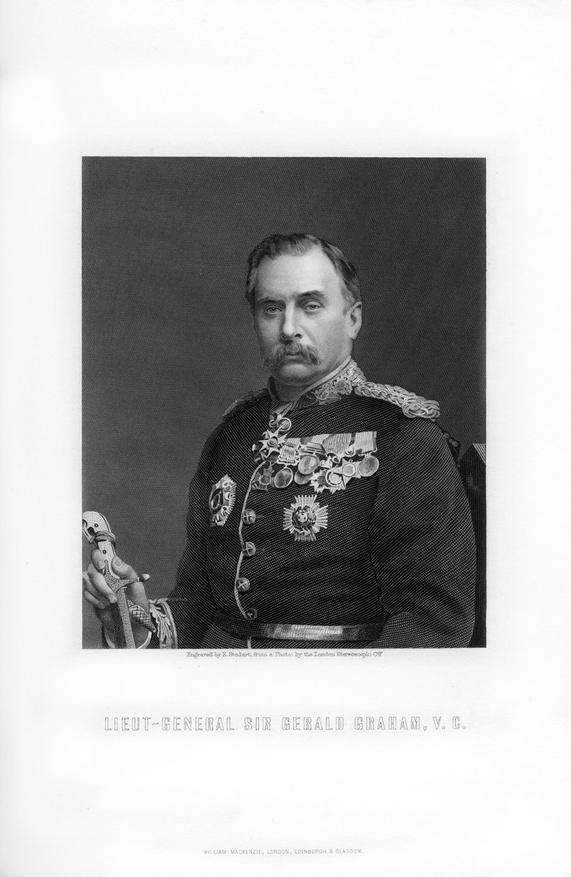 Sir Gerald Graham, britischer Generalleutnant, 1893 von Edward William Stodart