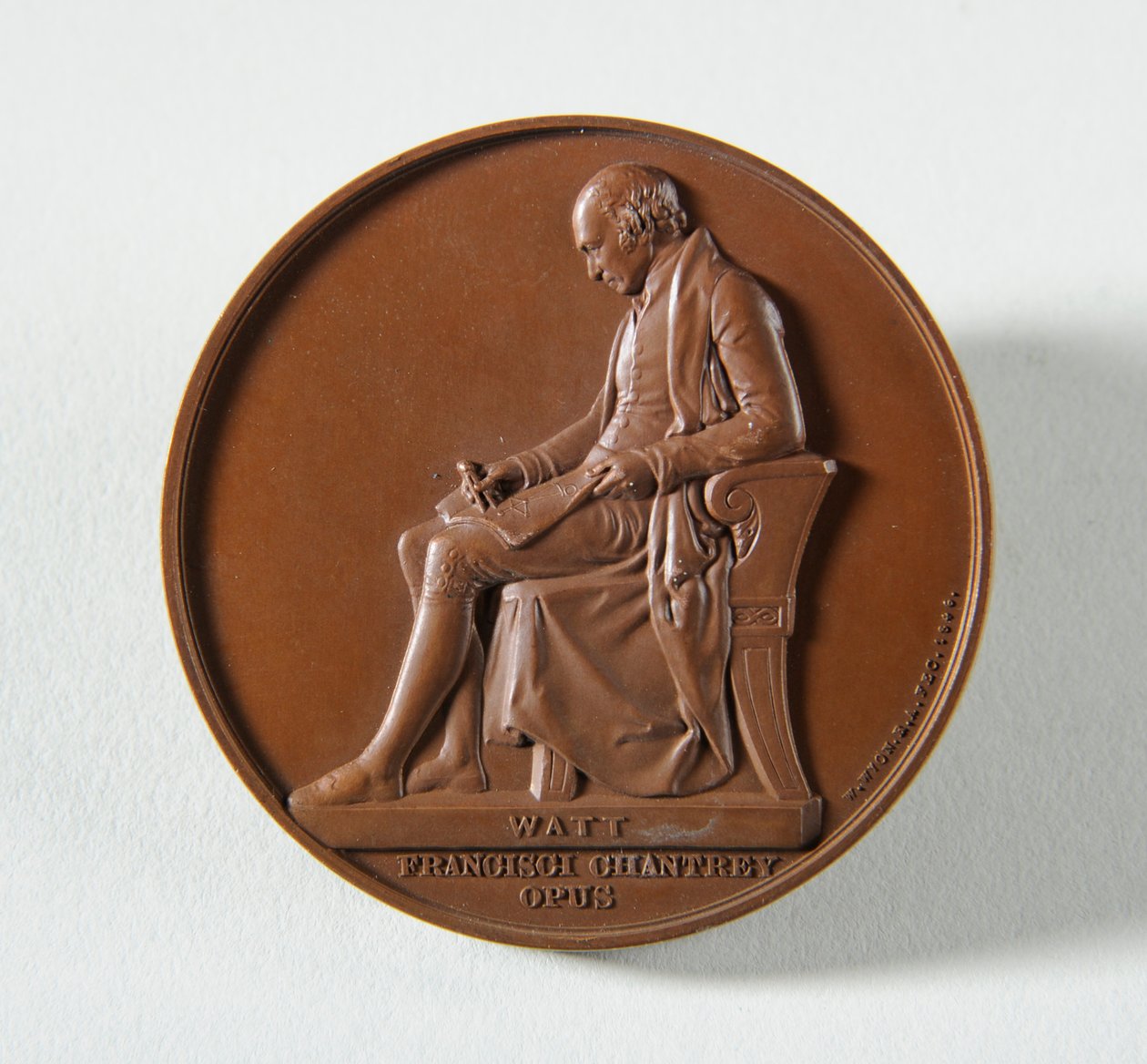 Medaille für Francis Chantrey von Edward William Wyon