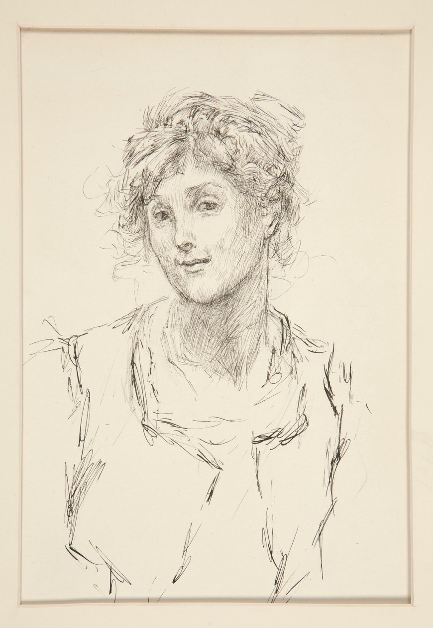 Audrey, Illustration für Akt V, Szene i, Wie es euch gefällt von Edwin Austin Abbey