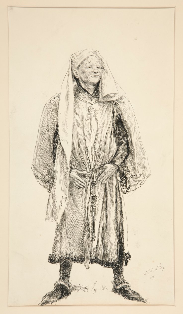 Boyet - Akt V, Szene II, Liebe von Edwin Austin Abbey