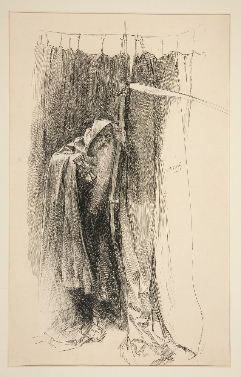Eintritt der Zeit, als Chor - Akt IV, Szene I, Der Winter von Edwin Austin Abbey