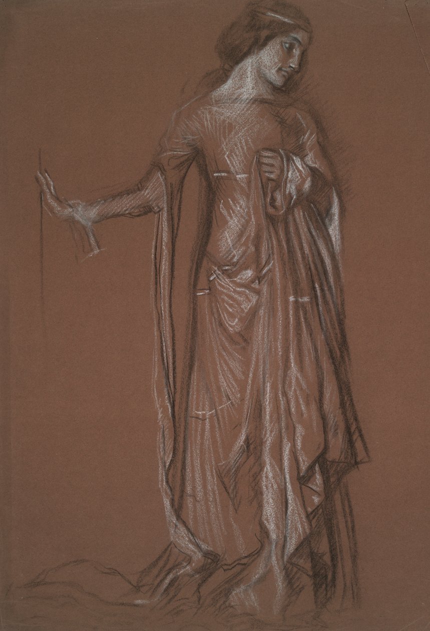 Figurenstudie von Edwin Austin Abbey