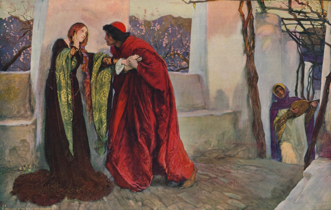 O Mistress Mine, Where Are You Roaming, 1899, um 1915 von Edwin Austin Abbey