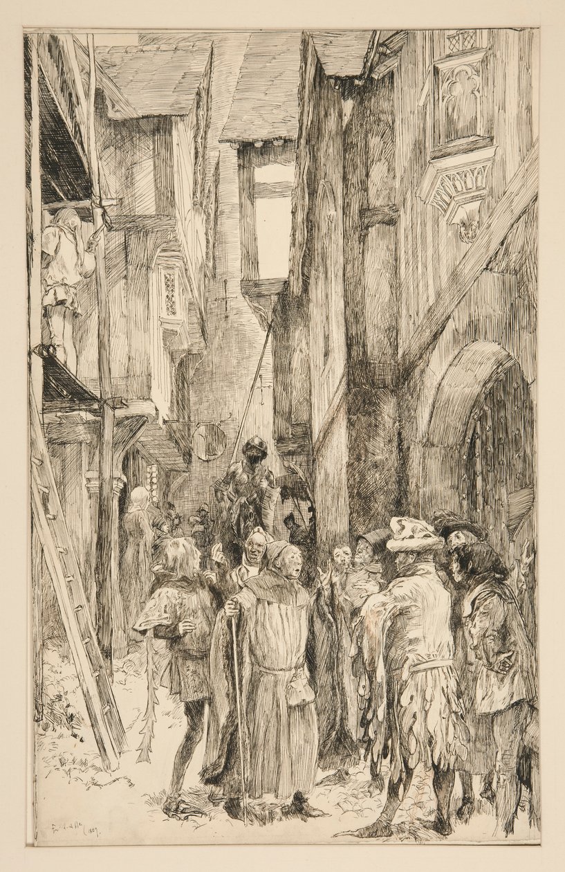 Flach von Edwin Austin Abbey