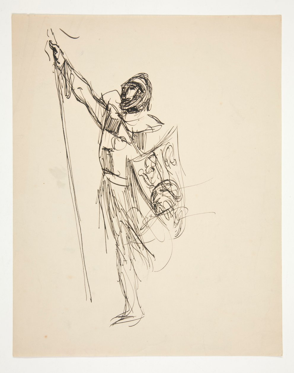 Studie für Kreuzfahrer, die Jerusalem sichten von Edwin Austin Abbey
