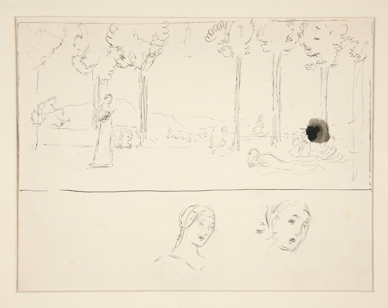 Studie für Fiametta von Edwin Austin Abbey