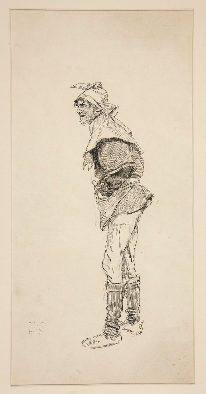Studie für König Heinrich IV (Teil I) von Edwin Austin Abbey