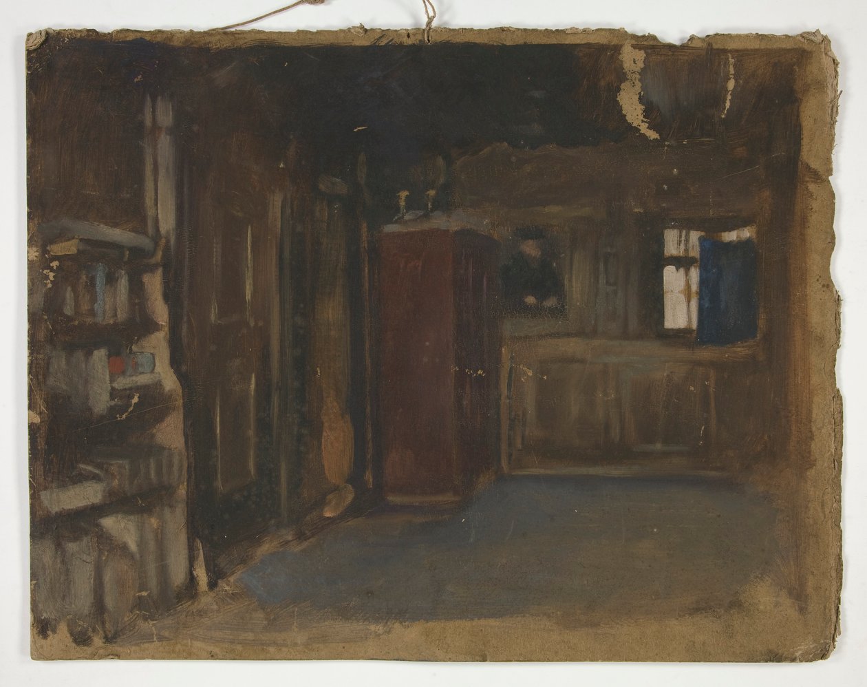 Studie eines Innenraums von Edwin Austin Abbey