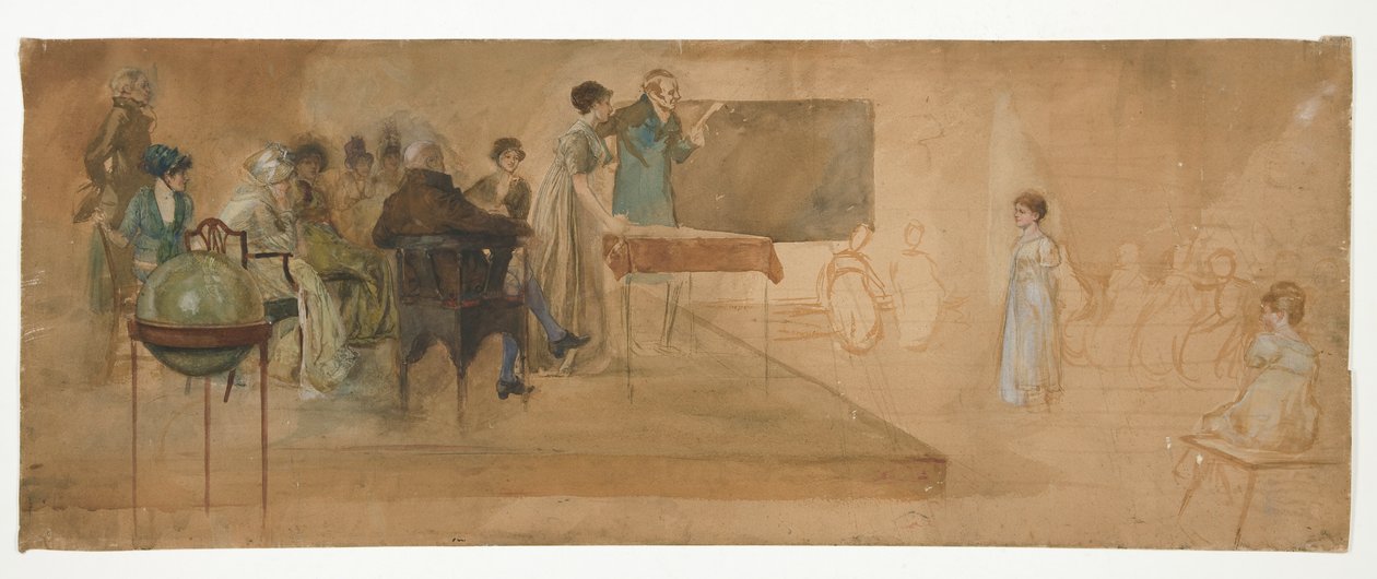 Die Rezitation von Edwin Austin Abbey