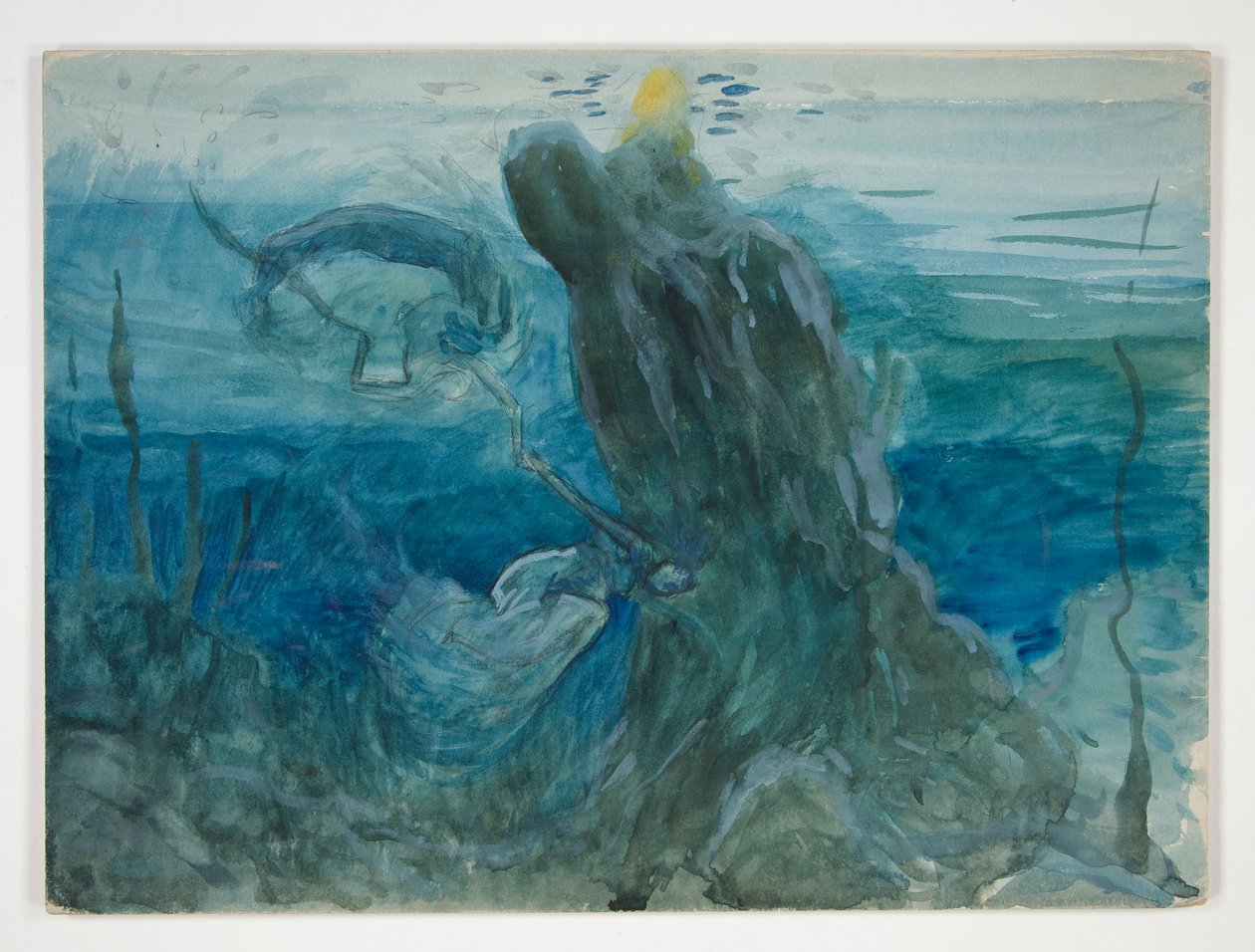 Unterwasserszene von Edwin Austin Abbey