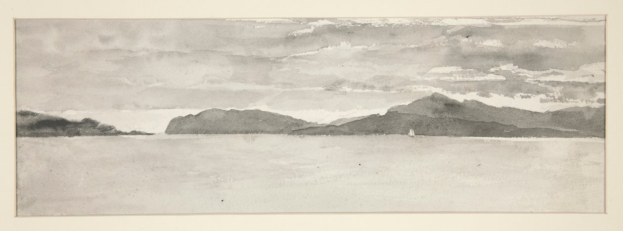 Wasserszene mit Landschaft von Edwin Austin Abbey