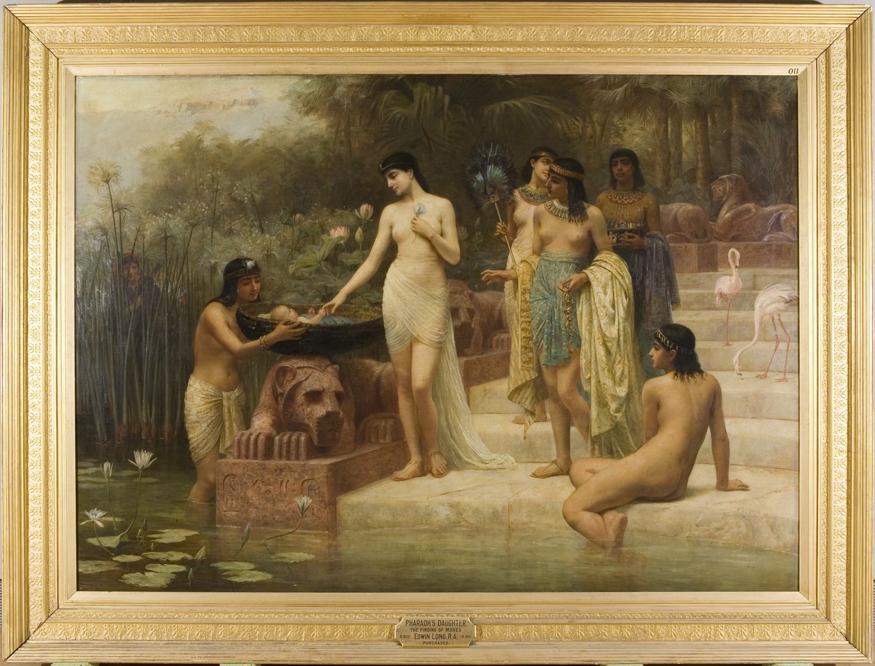 Die Tochter des Pharao - Das Finden von Moses von Edwin Longsden Long