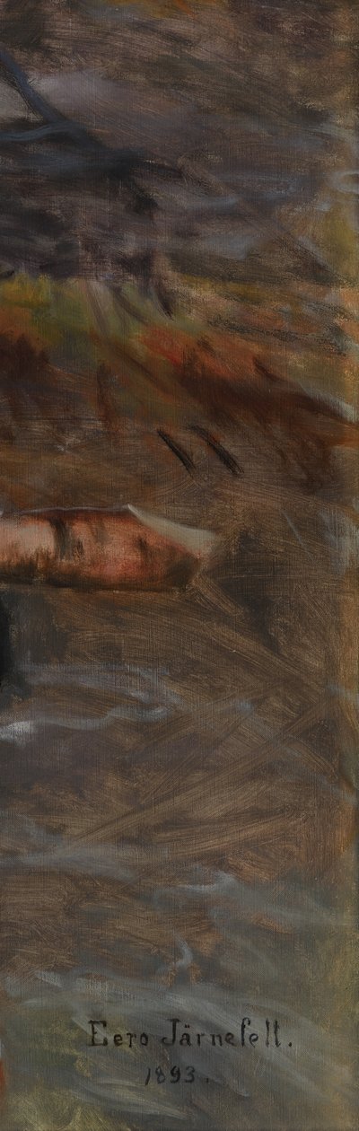 Unter dem Joch (Das Abbrennen des Reisigs) von Eero Järnefelt