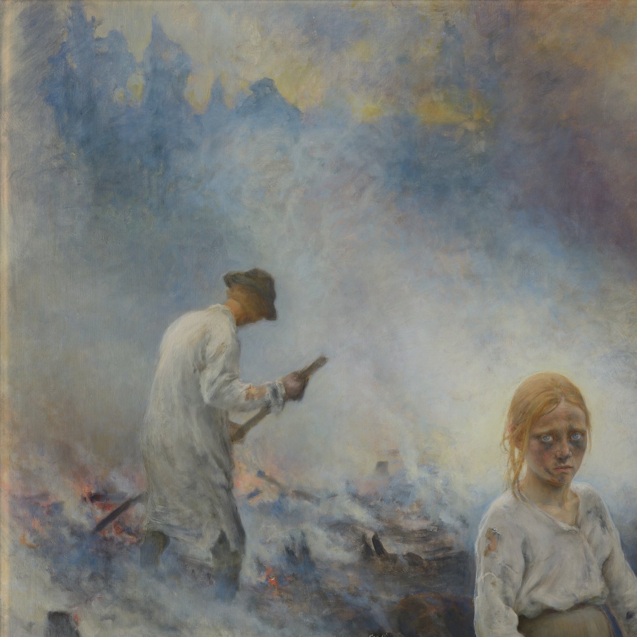 Unter dem Joch (Das Buschwerk verbrennen) von Eero Järnefelt
