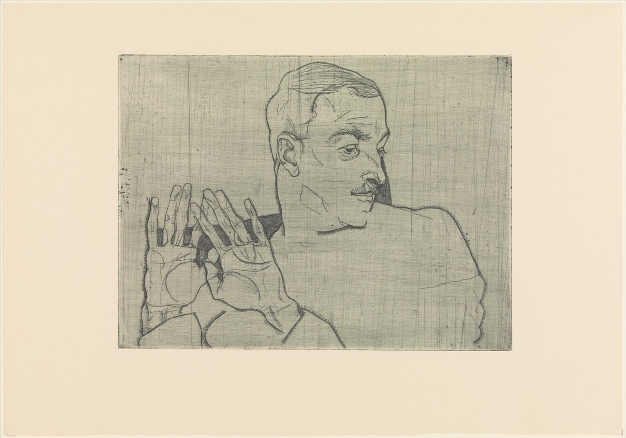 Porträt von Arthur Roessler von Egon Schiele