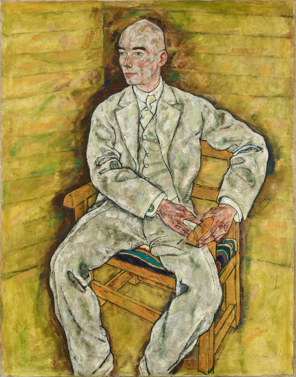 Porträt von Victor Ritter von Bauer von Egon Schiele