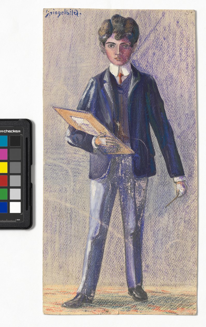 Spiegelbild von Egon Schiele