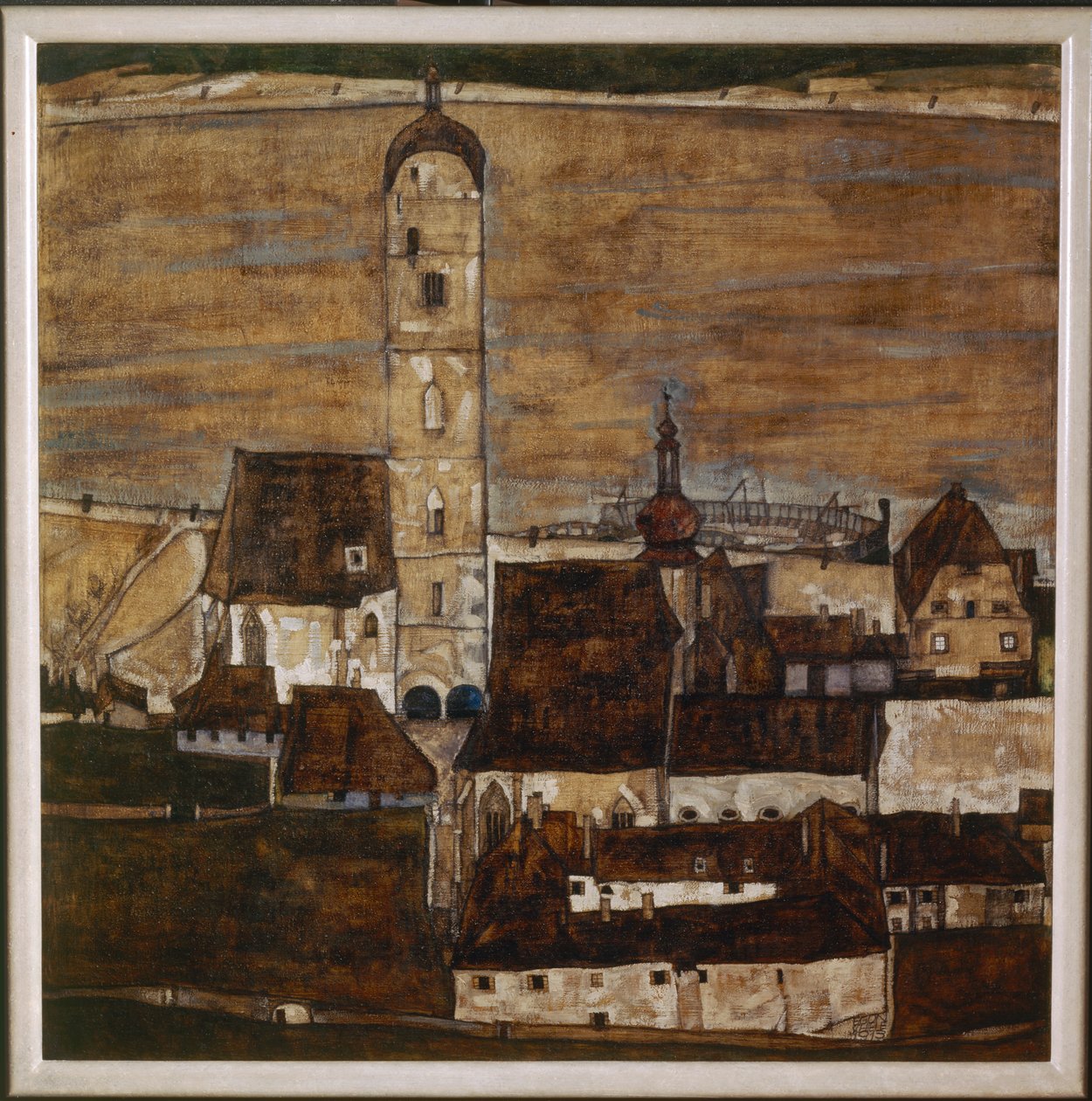 Stadt Stein II von Egon Schiele