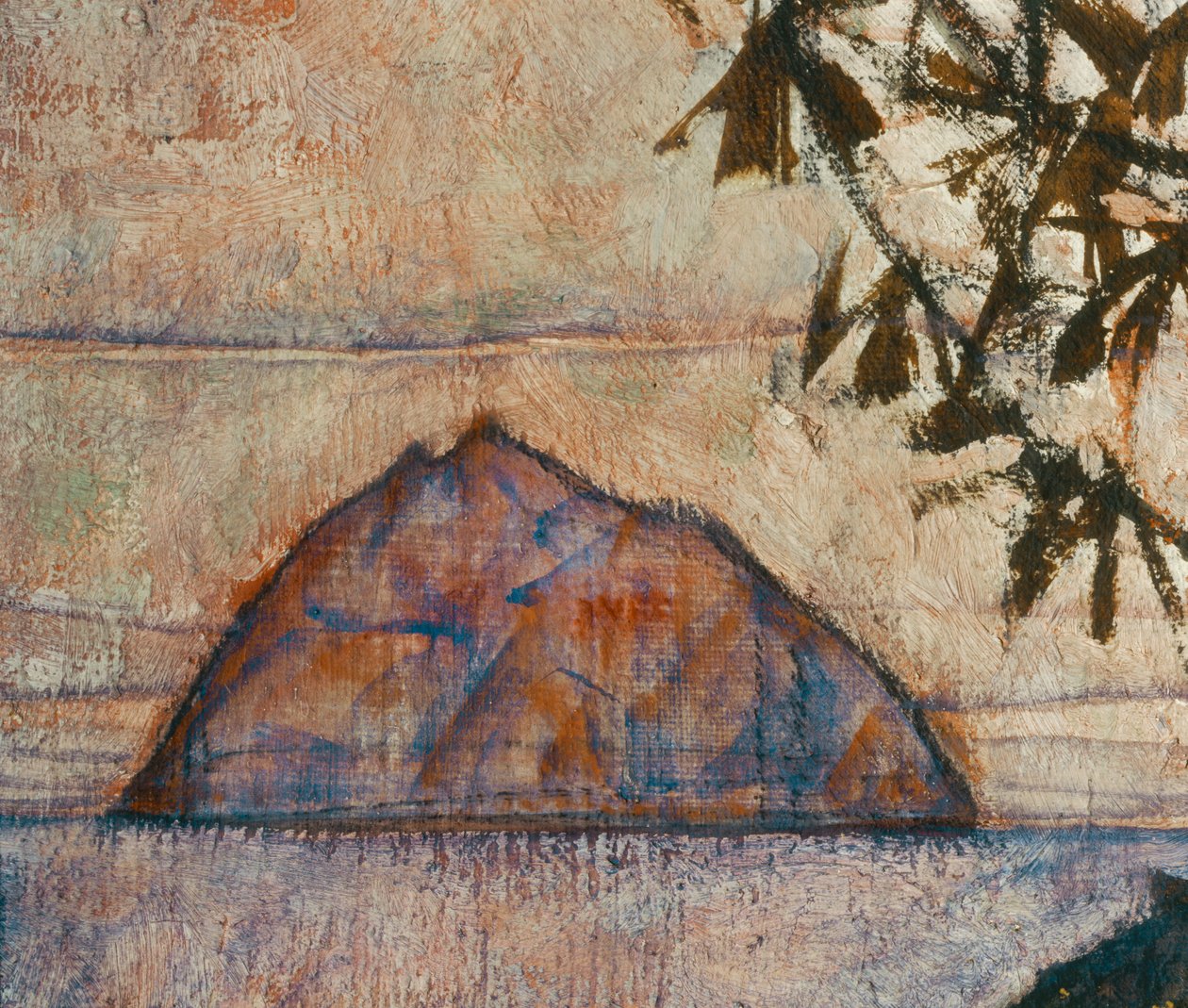 Versinkende Sonne von Egon Schiele