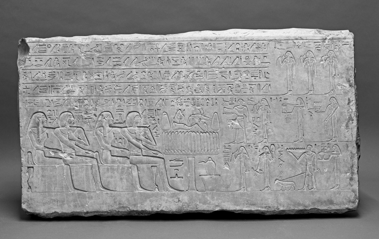 Stele, Mittleres Reich von Egyptian 12th Dynasty