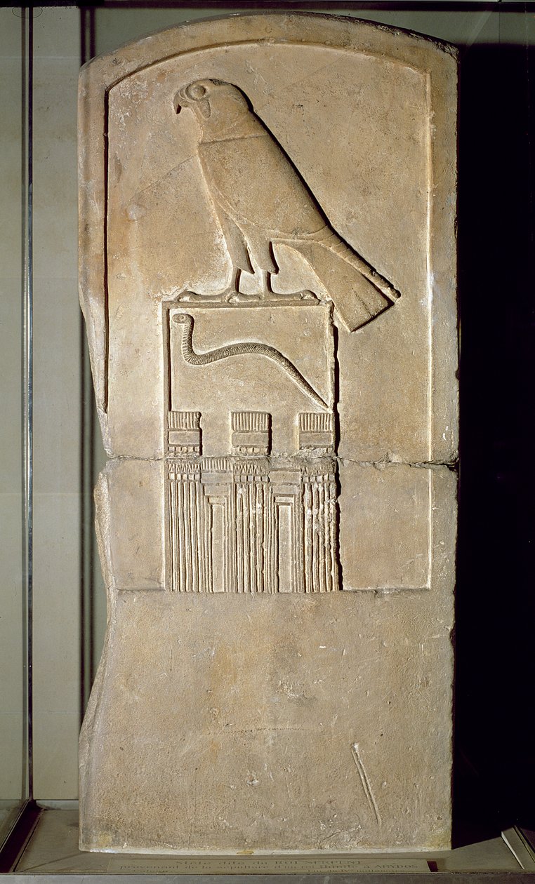 Stele des Schlangenkönigs, ca. 3000 v. Chr. von Egyptian 1st Dynasty