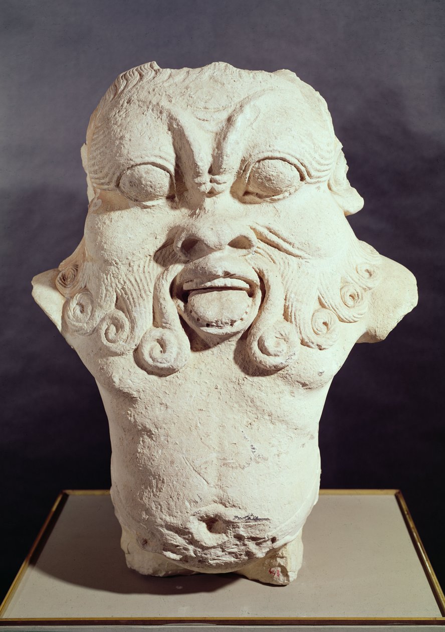 Der Gott Bes (Stein) von Egyptian Ptolemaic Period