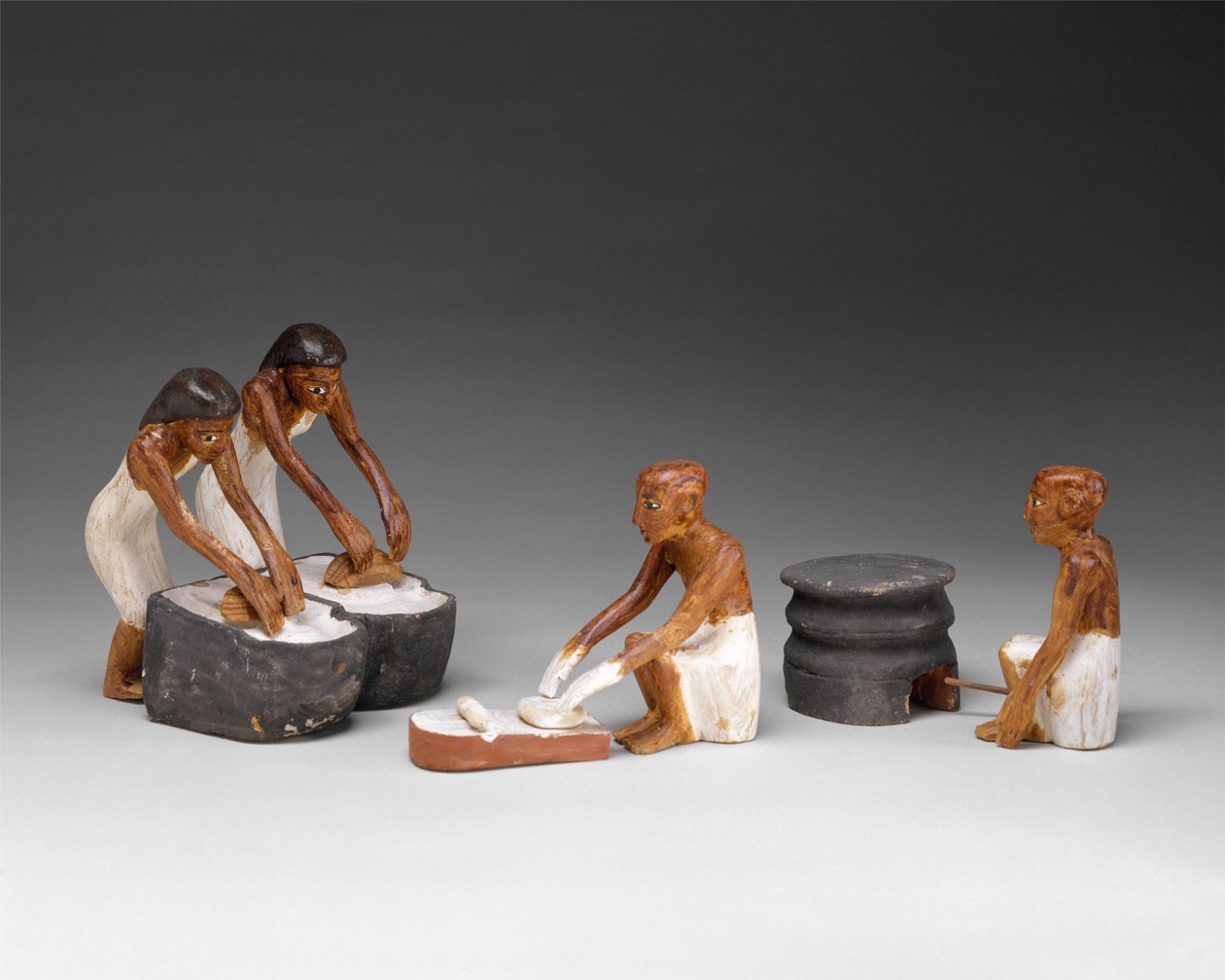 Bäcker und Brauer aus dem Grab von Meketre, ca. 1981–1975 v. Chr. von Egyptian 12th Dynasty