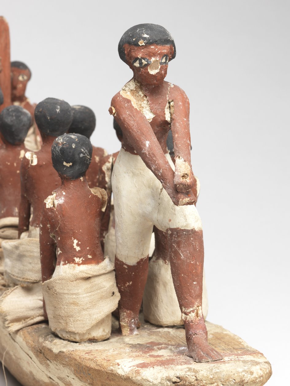 Modellsegelboot aus dem Grab von Khety (Beni Hasan) Mittleres Reich, ca. 2010 v. Chr. - 1950 v. Chr. von Egyptian 12th Dynasty