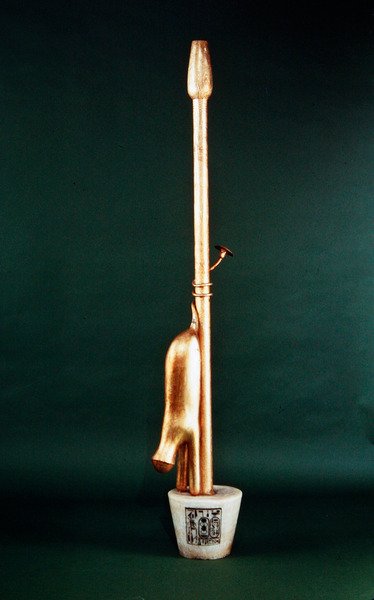 Anubis-Emblem, aus dem Grab von Tutanchamun, Neues Reich von Egyptian 18th Dynasty