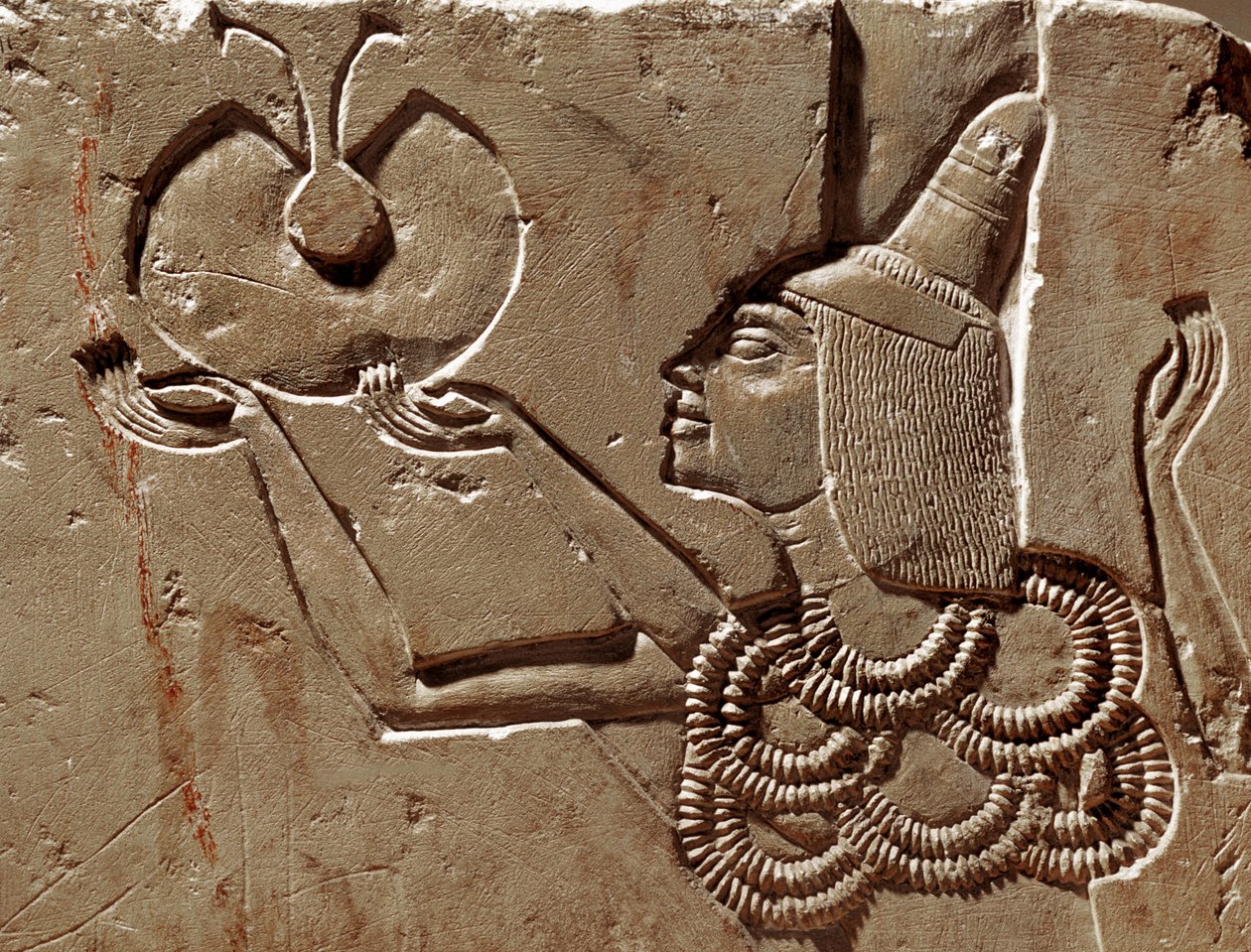 Figur, die ein Opfer darbringt von Egyptian 18th Dynasty