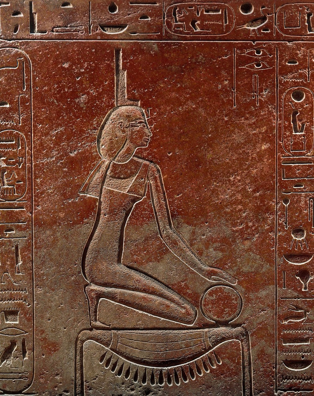 Sarkophag der Königin Hatschepsut aus dem Tal der Könige, Ägypten, Detail, Neues Reich, 18. Dynastie von Egyptian 18th Dynasty