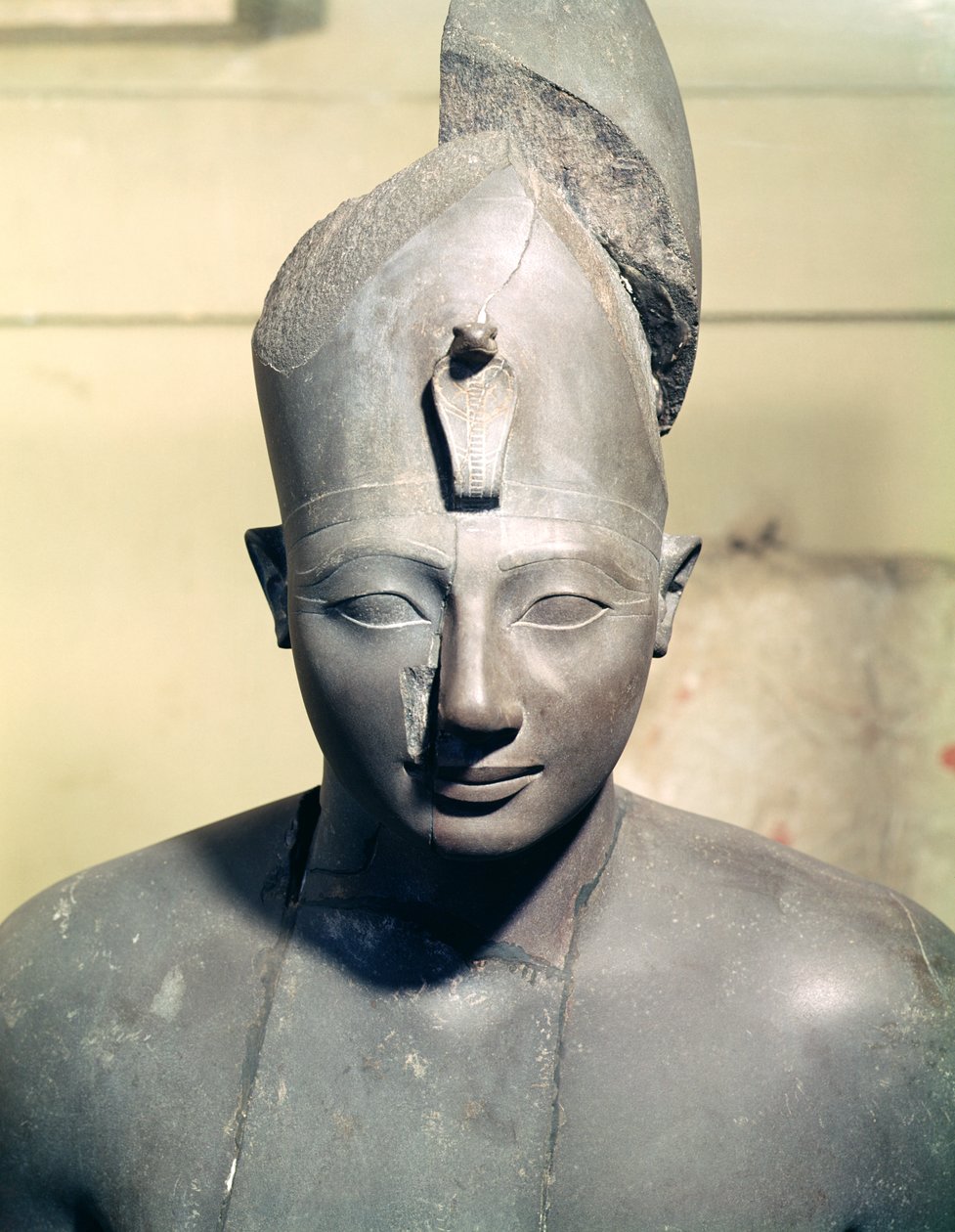 Statue von Tuthmosis III (regierte 1504-1450 v. Chr.), aus dem Tempel von Amun, Karnak von Egyptian 18th Dynasty