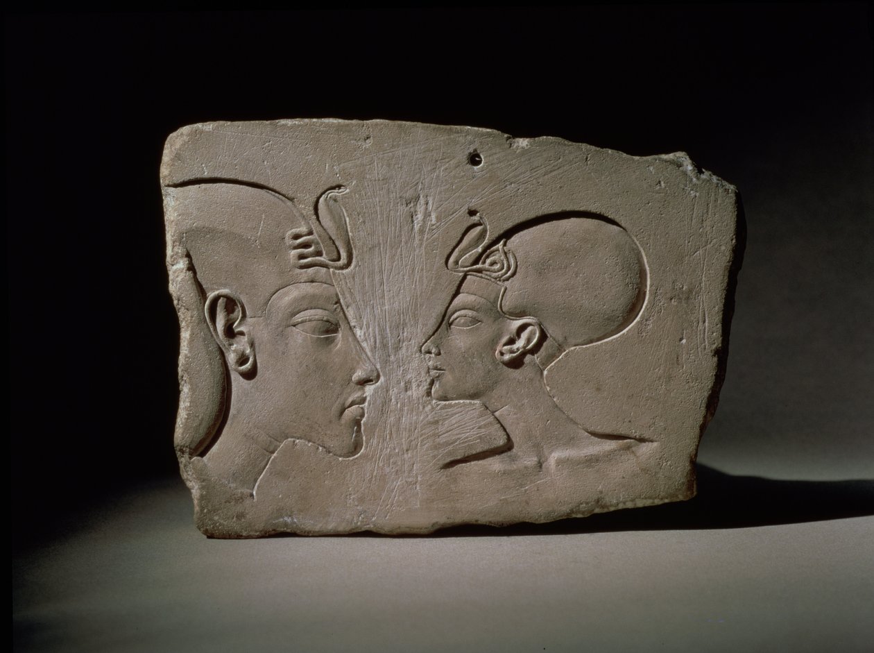 Die Wilbour-Plakette, aus dem modernen Amarna, Neues Reich von Egyptian 18th Dynasty