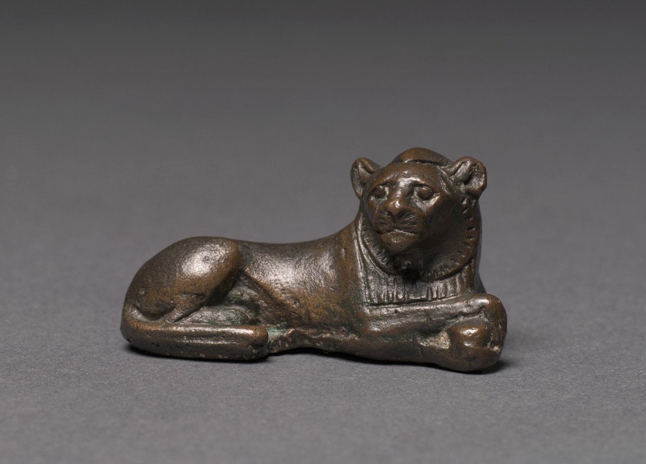 Gewicht in Form eines Löwen, ca. 1391-1353 v. Chr. von Egyptian 18th Dynasty