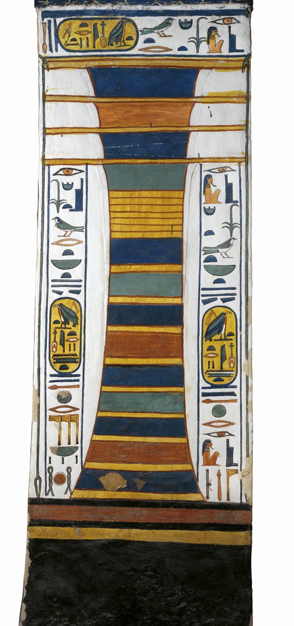Ägypten, Theben, Luxor, Tal der Königinnen, Grab von Nefertari, Djed-Säule, die Osiris
