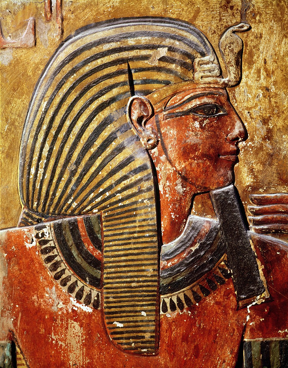 Der Kopf von Sethos I. (r.1294-1279 v. Chr.) aus dem Grab von Sethos, Neues Reich von Egyptian 19th Dynasty