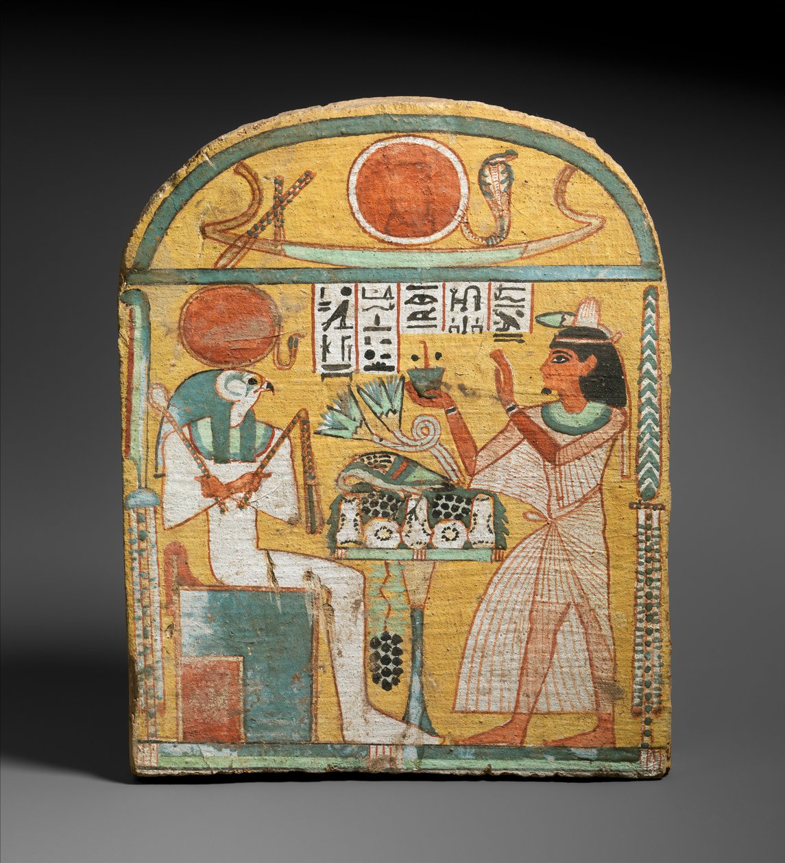 Stele von Aafenmut, aus Theben, Spätzeit, ca. 924-889 v. Chr. von Egyptian 22nd Dynasty