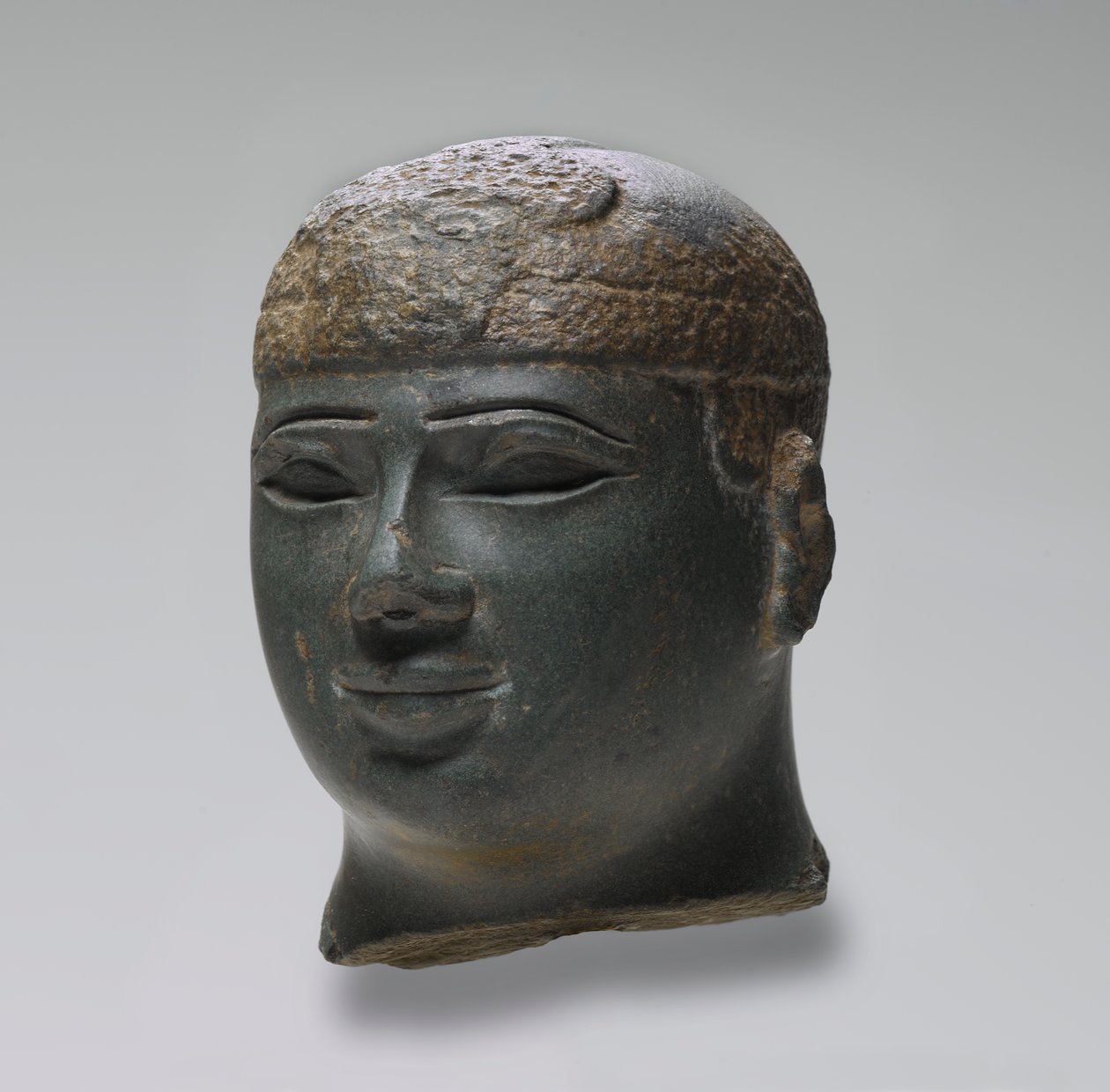 Kopf eines kuschitischen Herrschers, ca. 716-02 v. Chr. von Egyptian 25th Dynasty