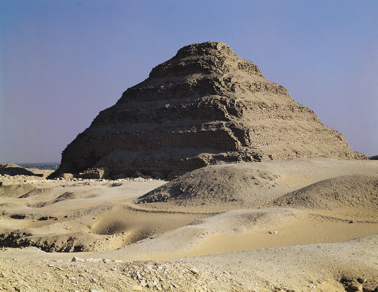 Stufenpyramide des Königs Djoser (ca. 2667-2648 v. Chr.), Altes Reich von Egyptian 3rd Dynasty