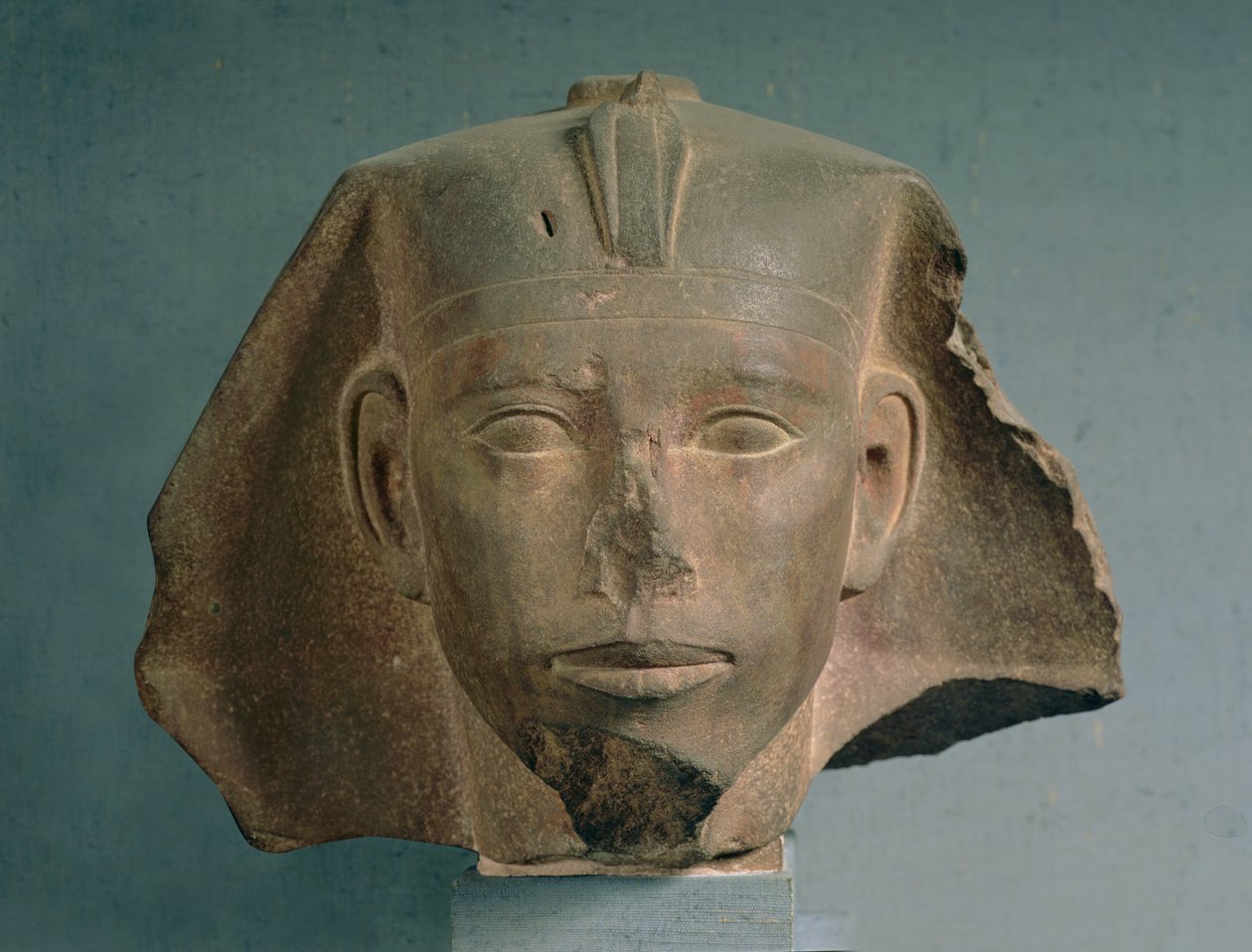 Kopf von König Djedefre, aus Abu Roash, Altes Reich, ca. 2565-2558 v. Chr. von Egyptian 4th Dynasty
