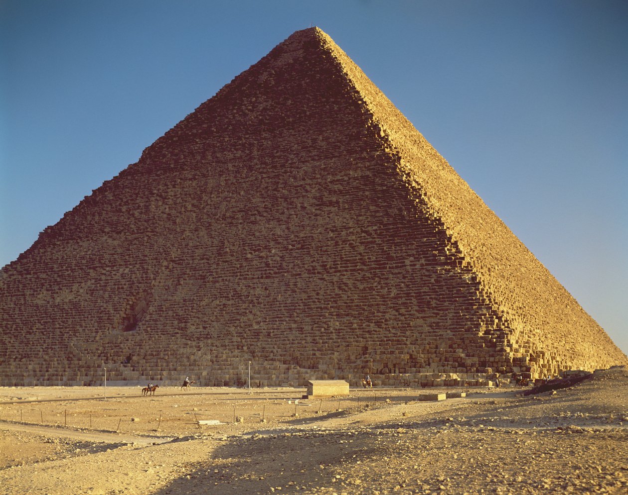 Die Große Pyramide von Khufu (ca. 2551-2528 v. Chr.) Altes Reich von Egyptian 4th Dynasty