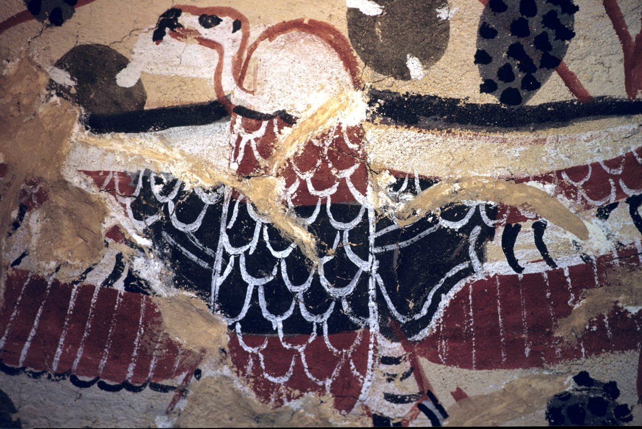 Altes Ägypten, Wandmalerei, Grab von Sennufer, Grab der Adligen, Theben von Egyptian Egyptian