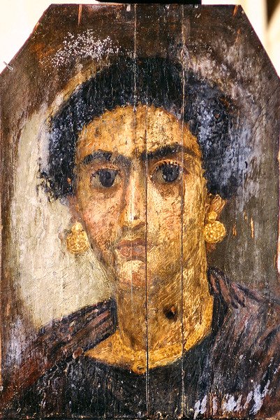 Porträt einer Frau von Egyptian Egyptian