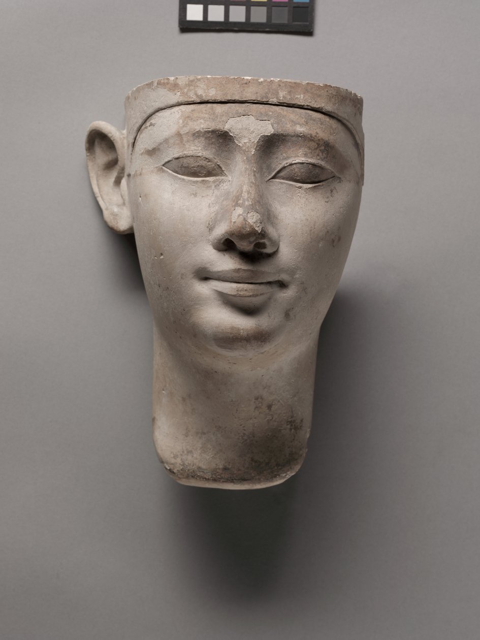 Votivkopf eines Königs, 305-246 v. Chr. von Egyptian Ptolemaic Period