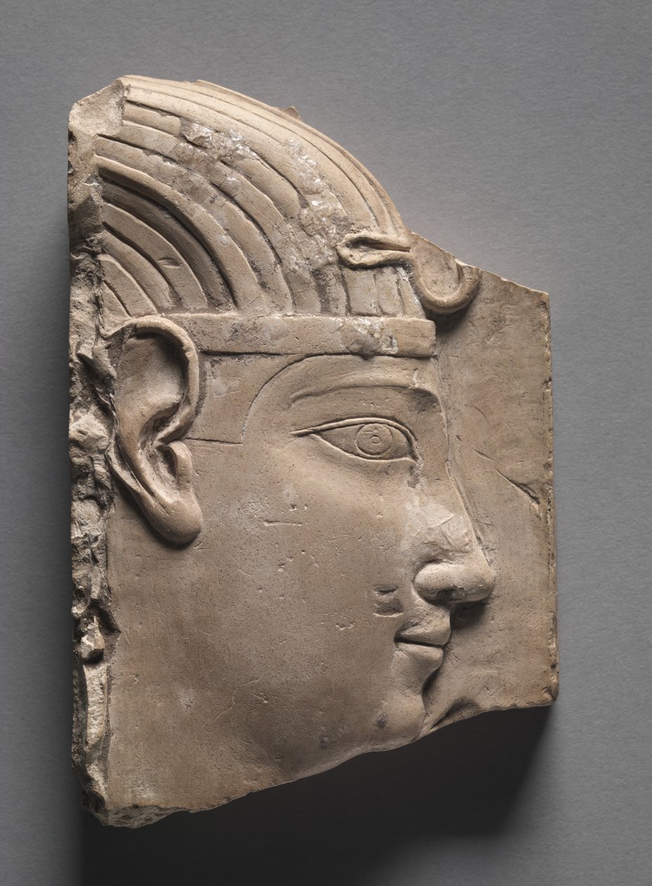 Votivrelief eines Königs, griechisch-römische Zeit, 305-246 v. Chr. von Egyptian Ptolemaic Period