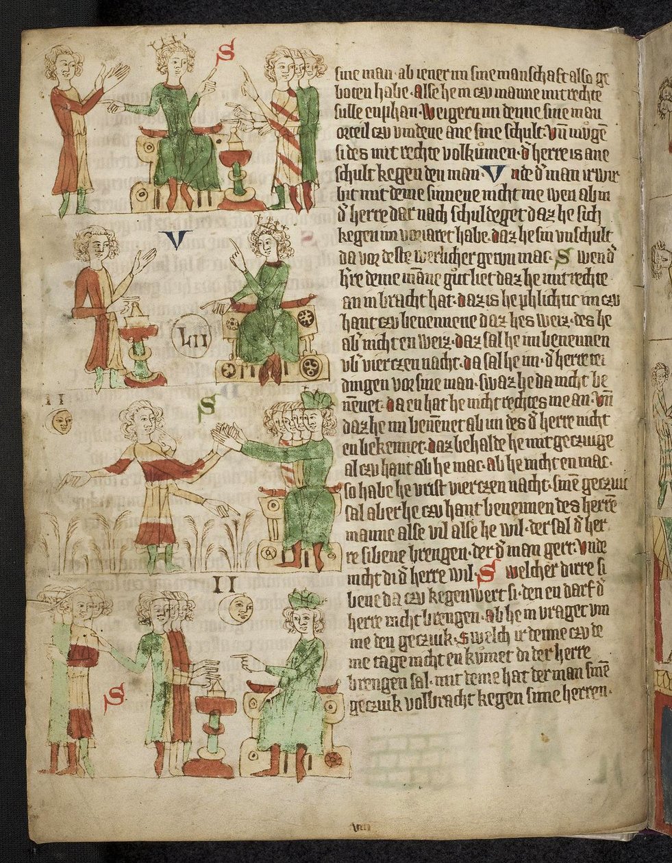Feudalrecht. Aus dem Heidelberger Sachsenspiegel, 14. Jahrhundert von Eike von Repgow